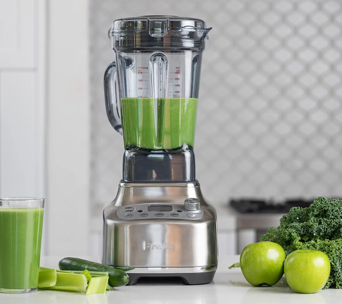 Breville BBL920BSS Super Q Countertop Blender, Brushed Stainless