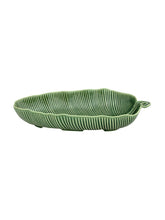 Load image into Gallery viewer, Bordallo Pinheiro Leaves Green Banana Leaf Salad Bowl
