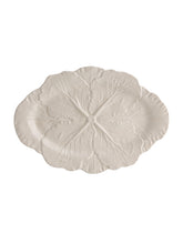 Load image into Gallery viewer, Bordallo Pinheiro Cabbage 15" Beige Oval Platter, Set of 2