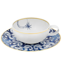 Load image into Gallery viewer, Vista Alegre Transatlântica Tea Cup & Saucer, Set of 4