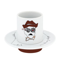 Load image into Gallery viewer, Vista Alegre Heteronimos Coffee Cups & Saucers, Set of 4