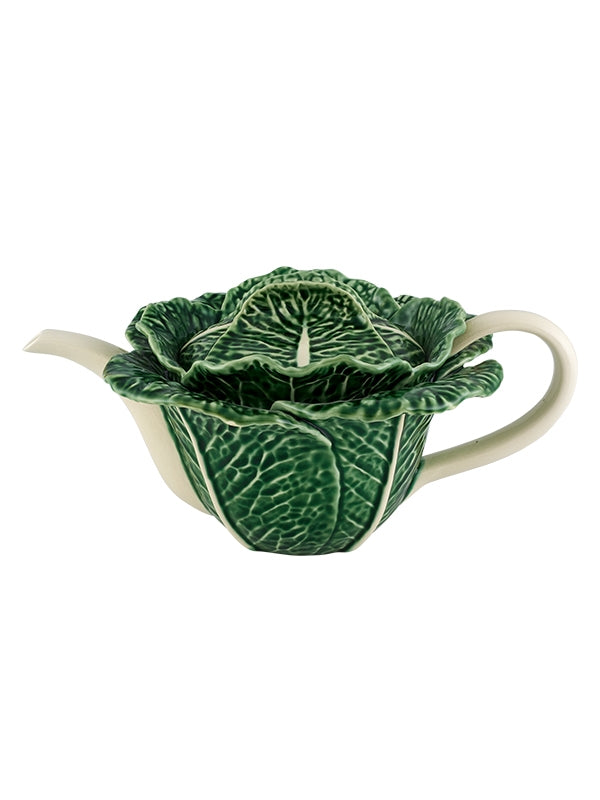 Bordallo Pinheiro Cabbage Tea Pot