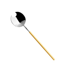 Load image into Gallery viewer, Vista Alegre Domo Matte Gold Salad Server, Set of 2