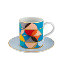 Load image into Gallery viewer, Vista Alegre Futurismo Tea Cup with Saucer