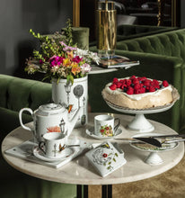 Load image into Gallery viewer, Vista Alegre Petites Histoires Coffee Cup and Saucer, Set of 2