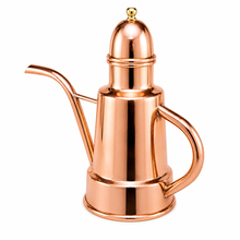 Load image into Gallery viewer, Handcrafted Portuguese Copper Olive Oil Cruet with Tin-Lined Interior (½ Liter)