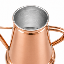 Load image into Gallery viewer, Traditional Portuguese Copper Olive Oil Cruet with Tin-Lined Interior, 1 Liter