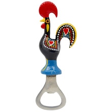 Load image into Gallery viewer, Traditional Hand-Painted Portuguese Good Luck Rooster Bottle Opener