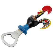 Load image into Gallery viewer, Traditional Hand-Painted Portuguese Good Luck Rooster Bottle Opener