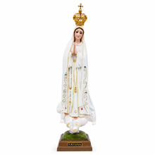 Load image into Gallery viewer, 15" Our Lady Of Fatima Virgin Mary White Religious Statue, #1023