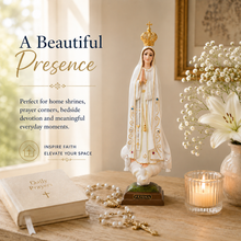Load image into Gallery viewer, 15" Our Lady Of Fatima Virgin Mary White Religious Statue, #1023