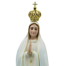 Load image into Gallery viewer, 11" Our Lady Of Fatima Virgin Mary White Religious Statue, #1025