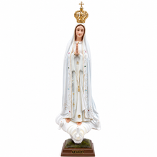 Load image into Gallery viewer, 24" Our Lady Of Fatima Virgin Mary White Religious Statue, #1036