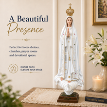 Load image into Gallery viewer, 24" Our Lady Of Fatima Virgin Mary White Religious Statue, #1036