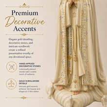 Load image into Gallery viewer, 31" Our Lady Of Fatima Virgin Mary Beige Religious Statue, #1037V