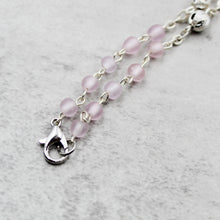 Load image into Gallery viewer, Our Lady of Fatima Rosary with Light Pink Beads and Case
