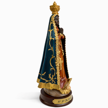 Load image into Gallery viewer, Our Lady of Aparecida Catholic Statue – Patroness of Brazil, Hand-Painted Religious Figurine
