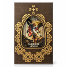 Load image into Gallery viewer, Saint Michael the Archangel Wooden Plaque - Catholic Religious Display