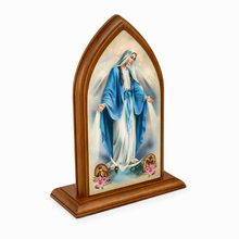Load image into Gallery viewer, Our Lady of Grace Wooden Plaque - Catholic Religious Display