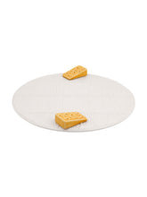 Load image into Gallery viewer, Bordallo Pinheiro White Cheese Tray with Yellow Cheese
