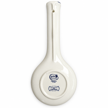 Load image into Gallery viewer, Portuguese Ceramic Spoon Rest – Blue Azulejo Design, 10"