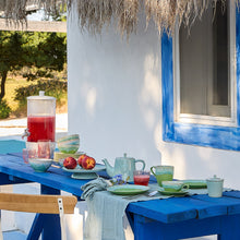 Load image into Gallery viewer, Casafina Taormina Lime Green Salad/Dessert Plate Set