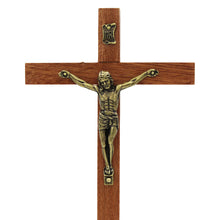 Load image into Gallery viewer, 8.75" Wooden Made in Portugal Altar Crucifix With Stand