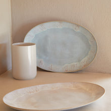 Load image into Gallery viewer, Casafina Eivissa 18" Sea Blue Oval Platter