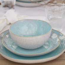 Load image into Gallery viewer, Casafina Eivissa 9" Sea Blue Salad/Dessert Plate Set