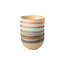 Load image into Gallery viewer, Costa Nova Arenito 22 oz. Multicolor Latte Bowls, Set of 6