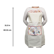 Load image into Gallery viewer, 100% Cotton Namorados with Ruffles Apron