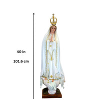 Load image into Gallery viewer, 40&quot; Our Lady Of Fatima Statue Made in Portugal #1039
