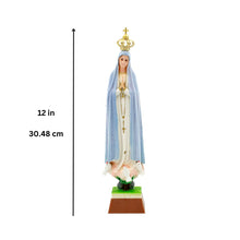 Load image into Gallery viewer, 12&quot; Our Lady Of Fatima Weather Changing Color Religious Statue #1025H
