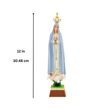 Load image into Gallery viewer, 12" Our Lady Of Fatima Weather Changing Color Religious Statue #1025H