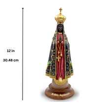 Load image into Gallery viewer, Hand-painted Our Lady Aparecida Religious Statue Made in Portugal