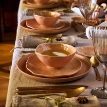Load image into Gallery viewer, Costa Nova Silvina Terracotta Orange Salad/Dessert Plate Set