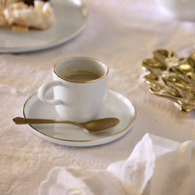 Load image into Gallery viewer, Costa Nova Resonance White Gold Espresso Cup Set