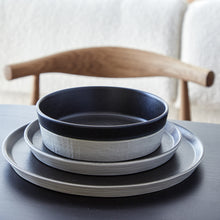 Load image into Gallery viewer, Costa Nova Nótos 8" Latitude Black Low Bowl Set