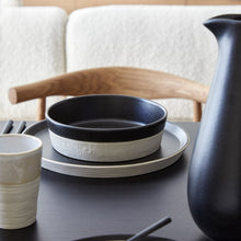 Load image into Gallery viewer, Costa Nova Nótos 8" Latitude Black Low Bowl Set