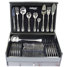 Load image into Gallery viewer, Dalper Baguette 130-Piece Silverware Flatware Cutlery Stainless Steel 12 Person Set
