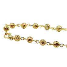 Load image into Gallery viewer, Portuguese Filigree Gold-Tone Necklace – Traditional Handcrafted Design