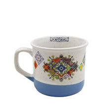 Load image into Gallery viewer, Portugal Tile Azulejo White and Blue 6 oz. Ceramic Mug

