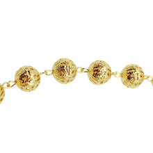 Load image into Gallery viewer, Portuguese Filigree Gold-Tone Necklace – Traditional Handcrafted Design