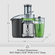 Load image into Gallery viewer, Breville BJE430SIL Juice Fountain Cold Juicer, Silver