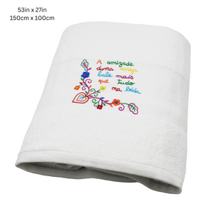 100% Cotton Namorados Made in Portugal White 3-Piece Towel Set