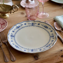 Load image into Gallery viewer, Costa Nova Vila White & Blue Dinner Plate Set