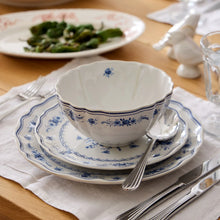 Load image into Gallery viewer, Costa Nova Vila White & Blue Soup/Cereal Bowl Set
