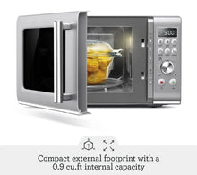 Load image into Gallery viewer, Breville BMO650SIL1BUC1 the Compact Wave Soft Close Microwave, Silver