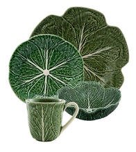 Load image into Gallery viewer, Bordallo Pinheiro Cabbage 4 Piece Dinnerware Set