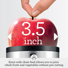 Load image into Gallery viewer, Breville BJE530BSS Juice Fountain Cold Plus Juicer, Brushed Stainless Steel